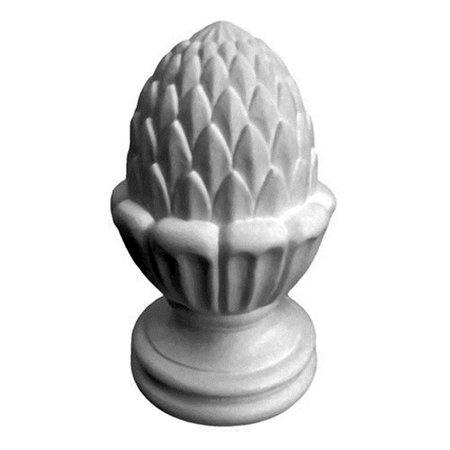 DWELLINGDESIGNS 4.12 in. OD x 7 in. H Architectural Blackthorne Finial DW282975